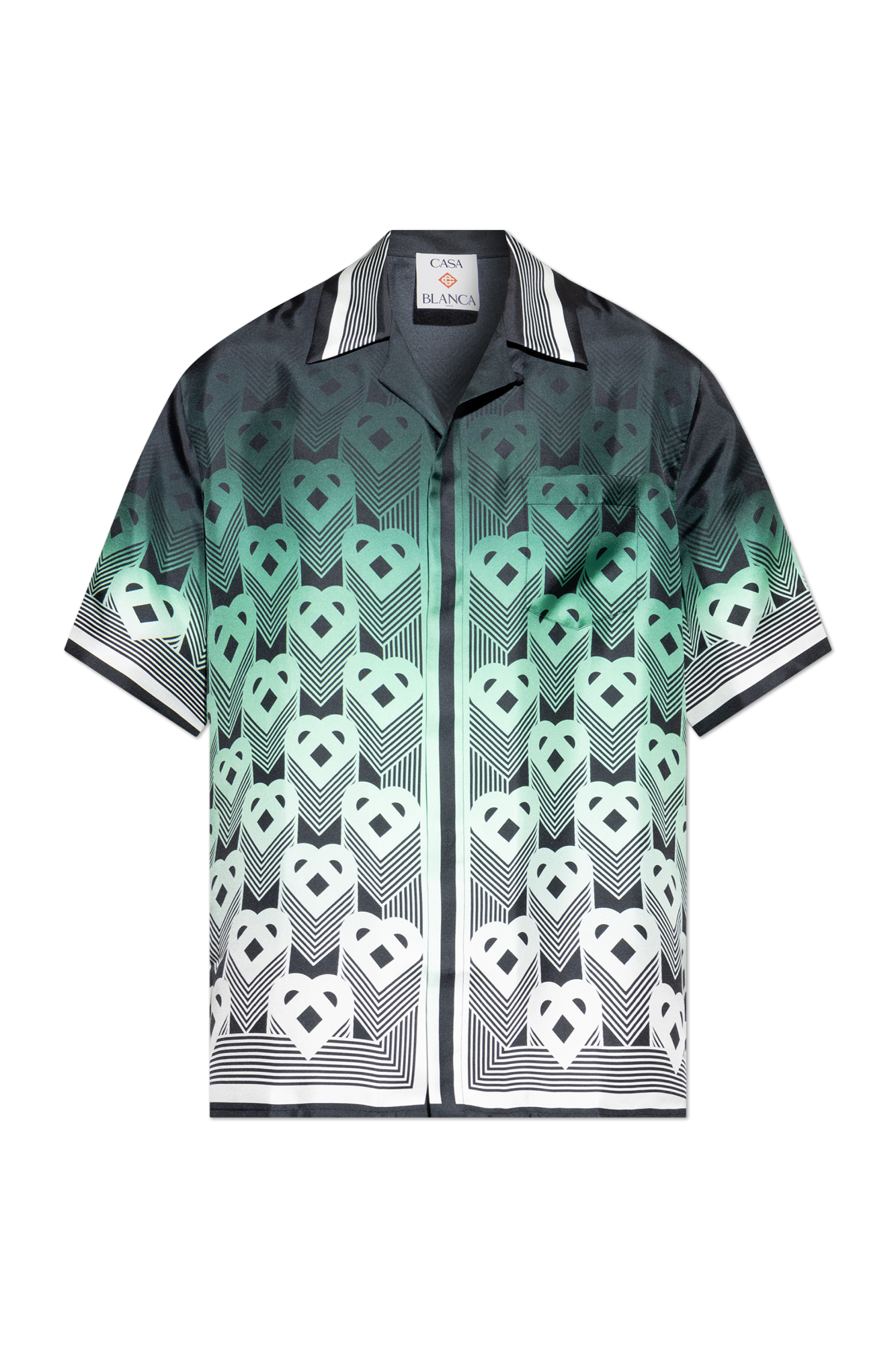 Casablanca Silk shirt with pocket | Men's Clothing | Vitkac